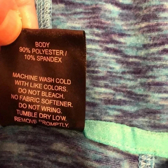 Bally Total Fitness blue hoodie.  Size S - Picture 5 of 7